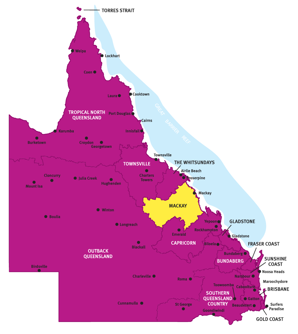 Mackay map NDIS Mackay